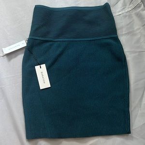 Aritzia Babaton fitted ribbed skirt.